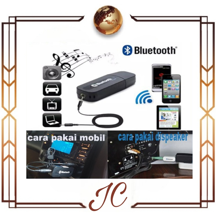 (JC) USB WIRELESS BLUETOOTH AUDIO RECEIVER WITH JACK 3.5MM