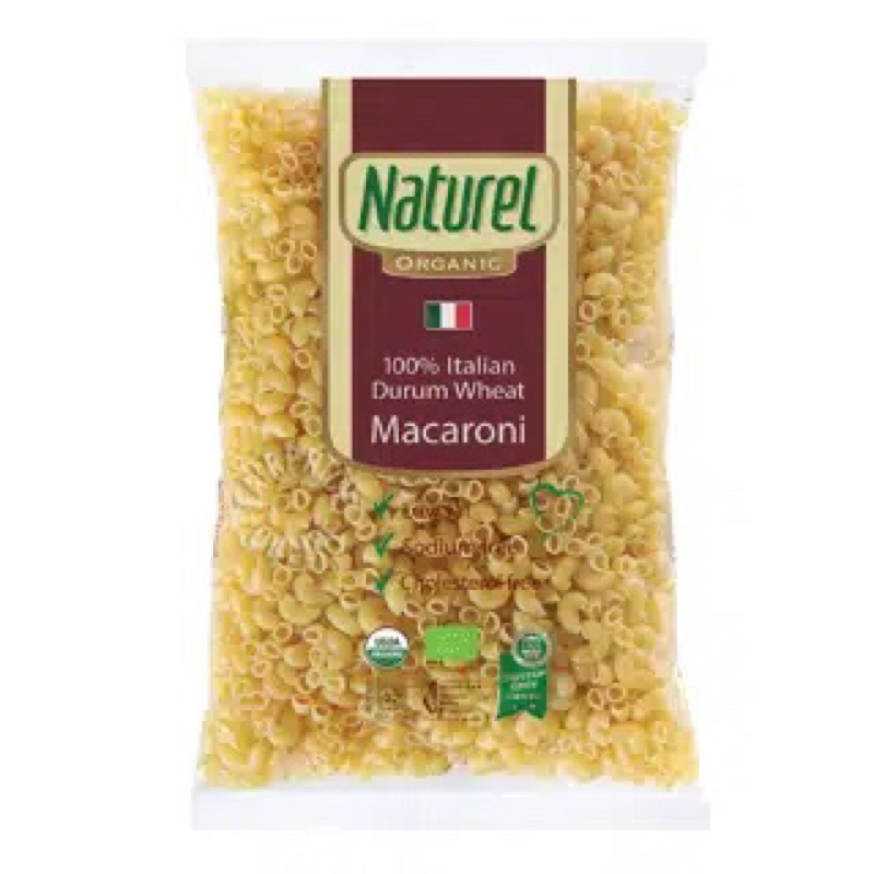 

Organic macaroni