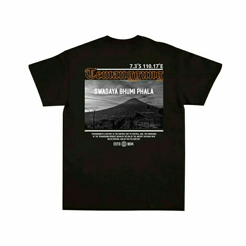 TSHIRT KAOS TEMANGGUNG PREMIUM || BAJU TEMANGGUNG STREETWEAR ORIGINAL