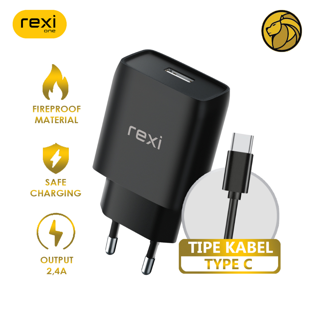 Charger Rexi Fast Charging 2,4A For Type C CH24-C