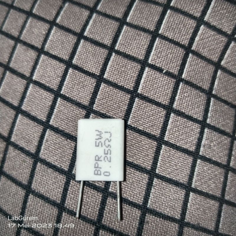 RESISTOR NOBEL 5W 0.1 0,2 0,33 0,22 0,25 0,5  Gepeng