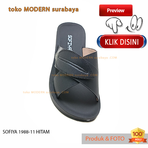 Sandal wanita casual sandal slide wedges SOFIYA 1988-11