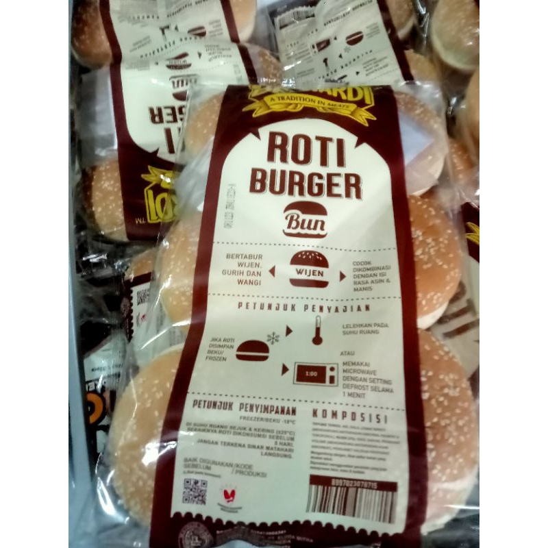 

Bernardi Roti Burger Wijen Burger Buns With Sesame Seeds 6 ocs