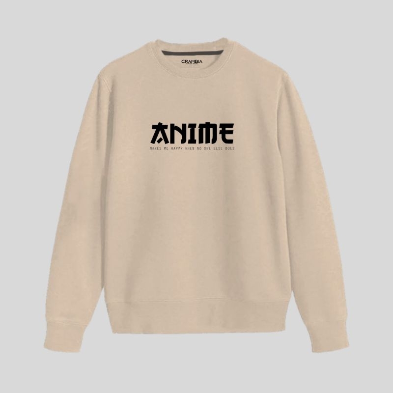 Sweater ANIME Crewneck Pria Wanita CN Sweatshirt Premium