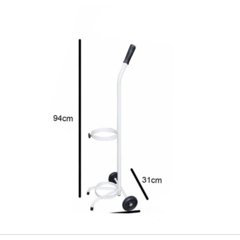 Troli Tabung Oksigen 1 M3 / Roda Tabung Oksigen 1 M3