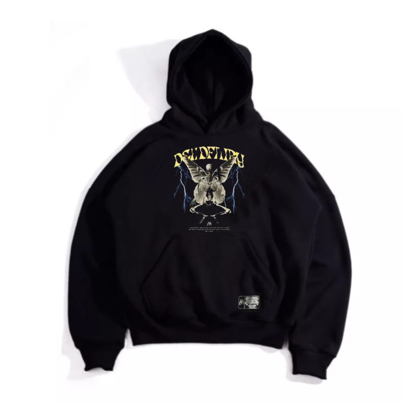 Sweater Hoodie Original Punishment Pria Wanita Deadfairy Metal Keren Hodie Oversize Distro