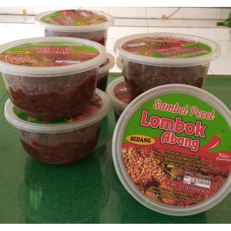 

Sambel Pecel Lombok Abang Khas Jombang