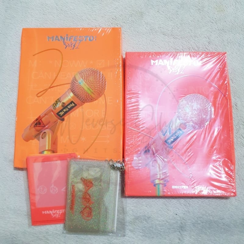 [READY] ALBUM ENHYPEN MANIFESTO DAY 1 With POB // ENHYPEN MANIFESTO : DAY 1  // ALBUM ENHYPEN