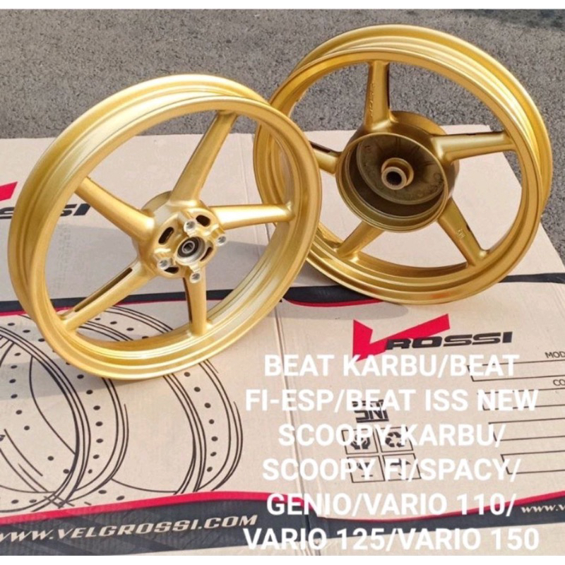 Velg vrossi copy rcb beat scoopy genio vario 110 palang 5 gold