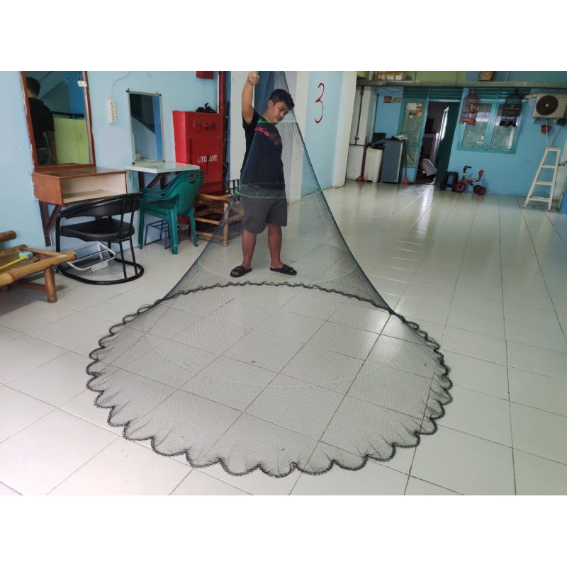 Jala Lempar nilon Super 1.5 meter 5 feet Ikan Udang