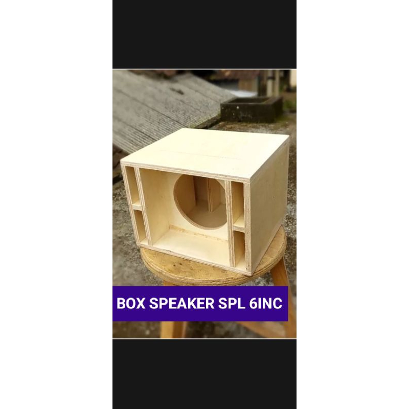 Box speaker SPL 6inch mentahan