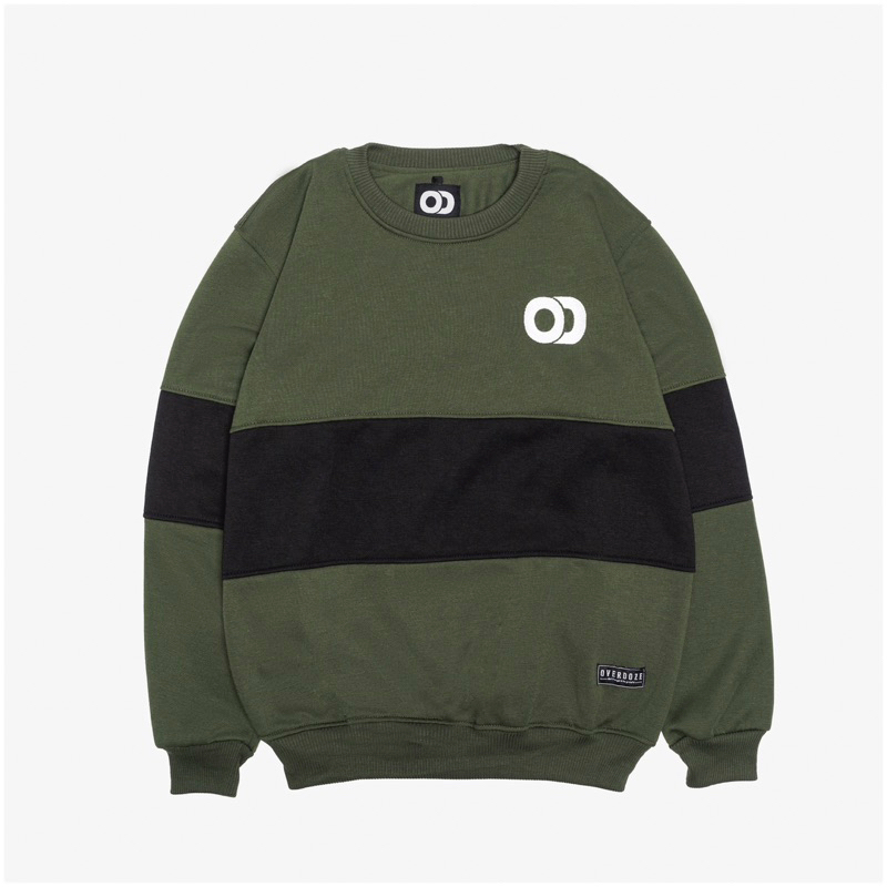 Overdoze Sweater Crewneck Rugby Sweatshirt Bordir Pria Wanita Switer Cowok Switer Wanita Termurah (BAHAN TEBAL)