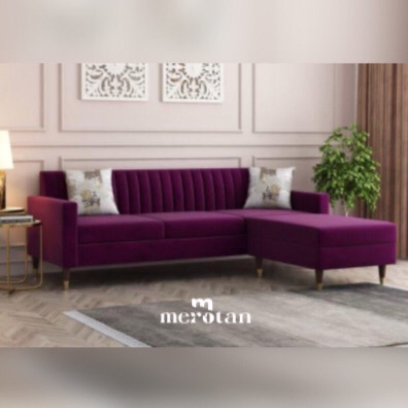 Sofa Sudut L Minimalis / Sofa Sudut Mewah / Sofa Tamu