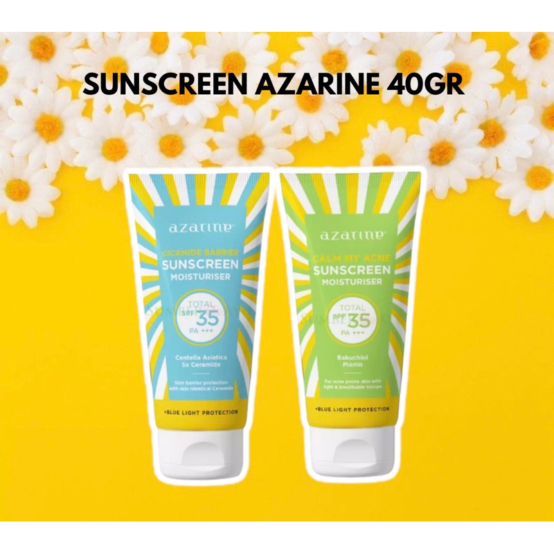 SUNSCREEN AZARINE MOISTURIZER SPF 35 PA +++ AZARINE SUNSCREEN CICAMIDE BARRIER