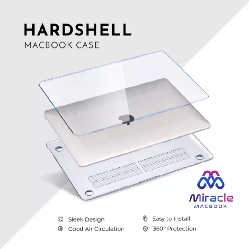 Case Macbook Crystal Clear / Bening / Transparan casing mac book Air M1 Pro 11 inch/ 13 Inch/ 15 inch 2020 2021