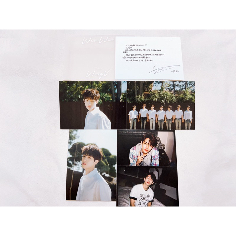 [ALL] Postcard set Winwin ver Photobook PB Holiday WayV