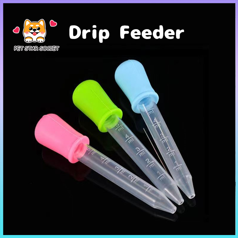 PIPET PLASTIK Kucing Anjing 3ml Untuk Spet Alat Bantu Makan Minum Obat Cacing Pil Vitamin Susu Makanan Pelontar Obat Hewan Alat Feeding Kit Perlengkapan Murah 3 ml