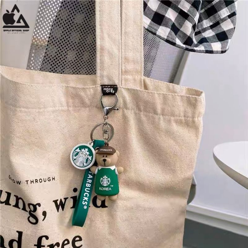 Gantungan Kunci Starbucks Bearista Barista Keychain Key Chain Bear Kopi Cup Gantungan Kunci Motor Mobil Rumah Tas Bag Starbucks Coffee Hadiah Gift Souvenir Ultah Ulang Tahun