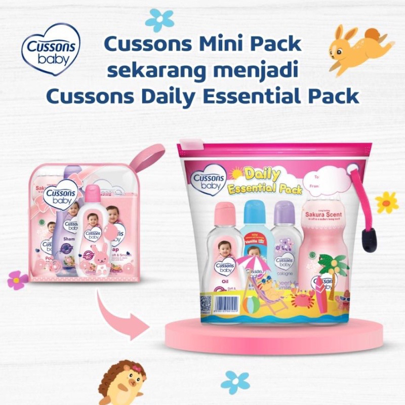 Cussons Baby Mini Bag Hampers Bayi Ukuran Kecil Travel Pack