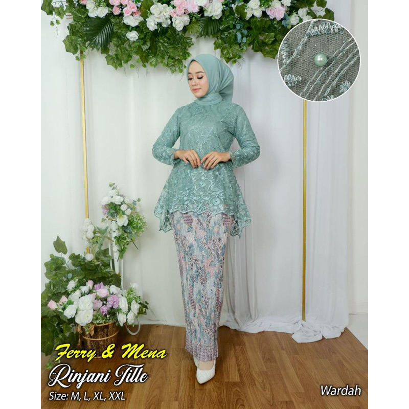 Rinjani Tile Series | Kebaya set Rok Ferry & Mena | Kebaya Pesta | Kebaya Tile | Kebaya Modern | Keb