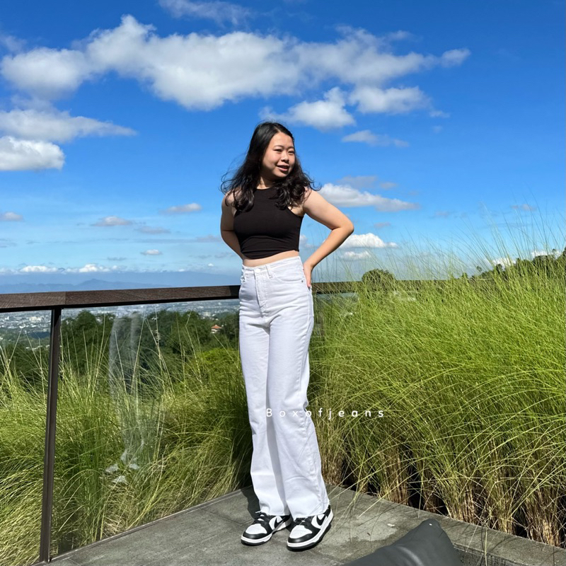 Boxofjeans - Unfinished / Rebel Hotty Cullote Jeans - WHITE