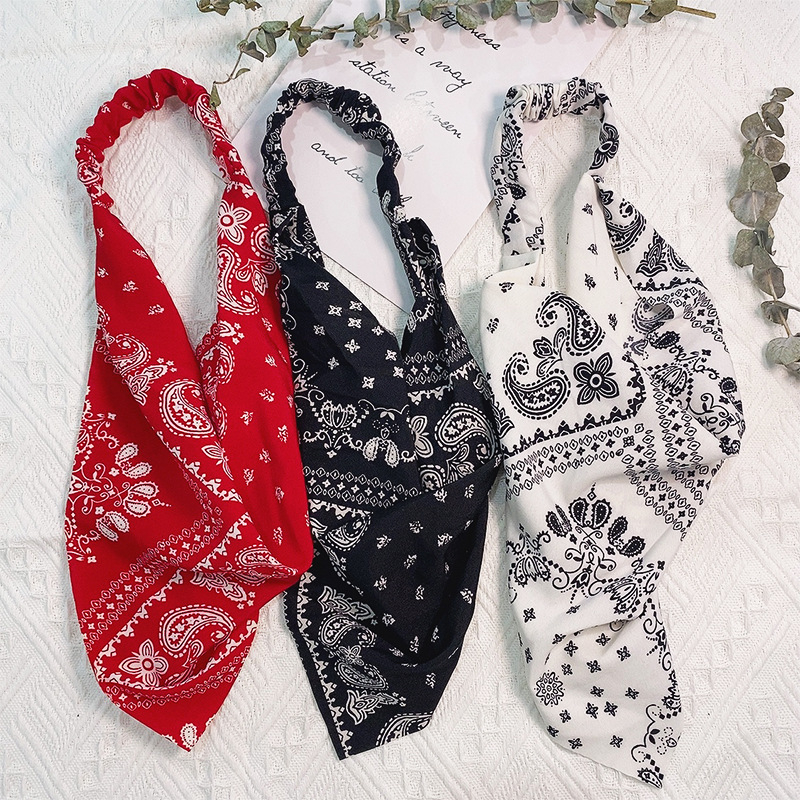 COD❤️Slayer Scraf Bandana Headband Hip-Hop Elastis Scarf Hair Aksesoris wanita syal