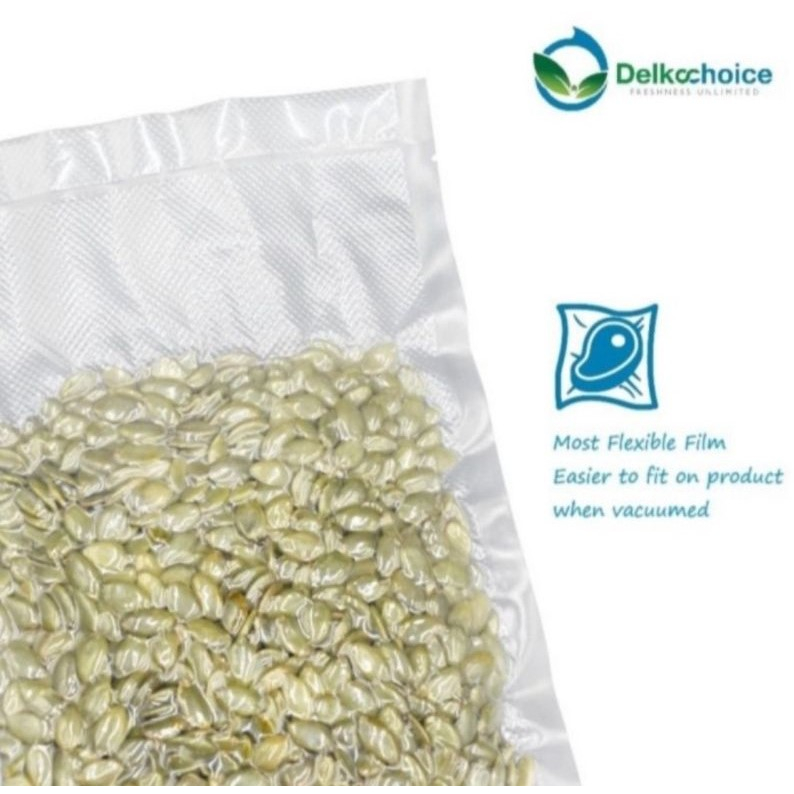 Plastik Vacum EMBOSS Premium Ukuran 15 90mic Delkochoice