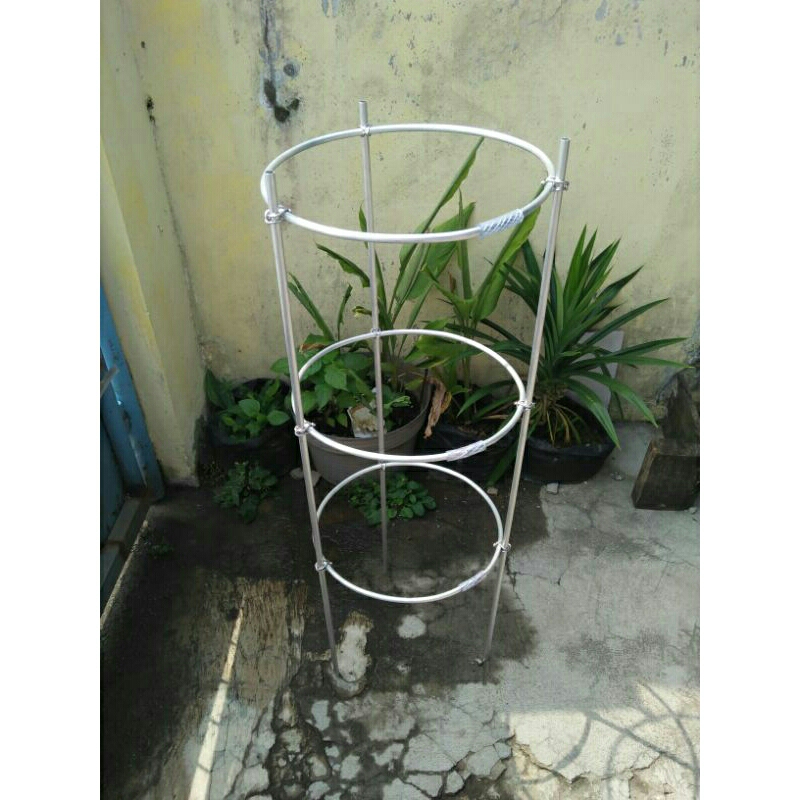 Tiang rambatan tanaman anggur/ tiang tanaman rambat tinggi 1 meter D 32cm