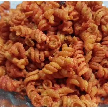 

makaroni spiral balado/makaroni spiral balado daun jeruk 500gram Snack kiloan berkualitas