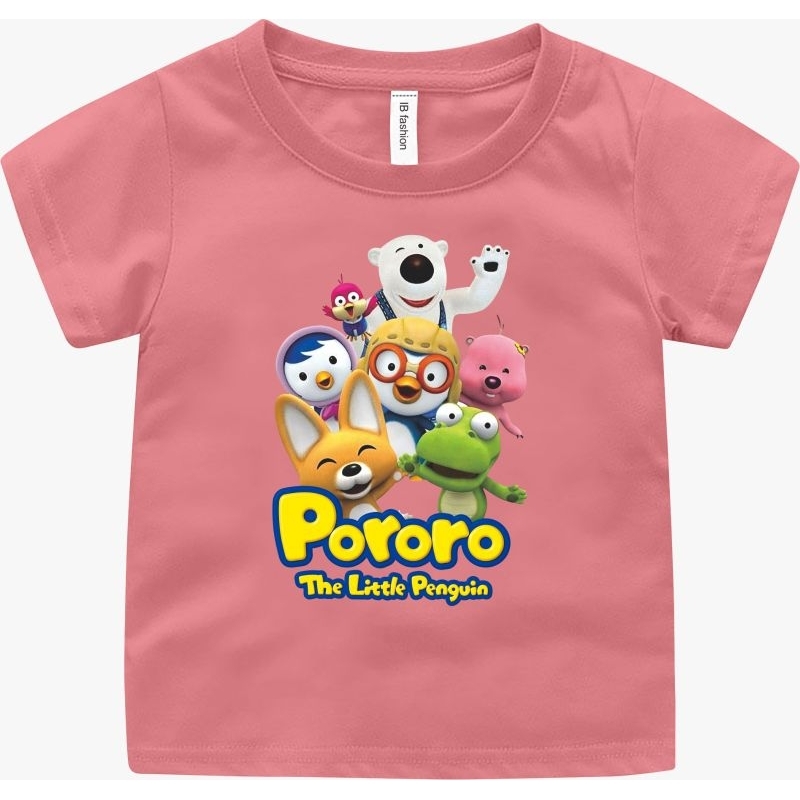 ((IB))KAOS ANAK2 UNISEX/PORORO DIGITAL SABLON
