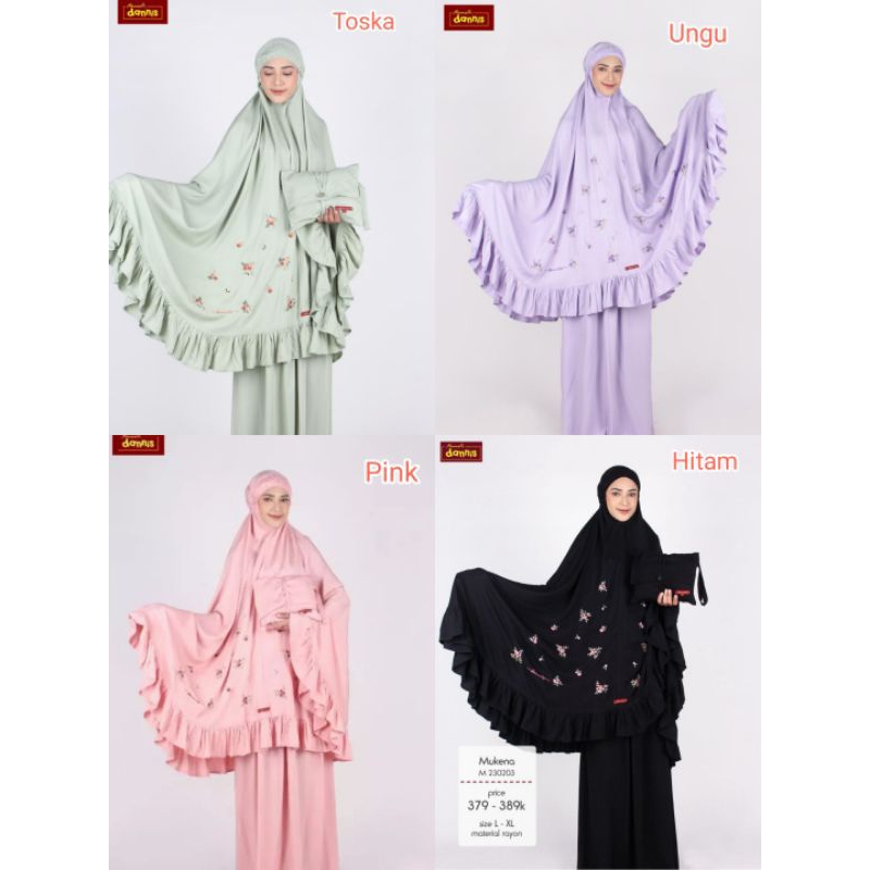 Dannis- Mukena Dannis Dewasa/Mukena Dannis terbaru/Mukena Dannis