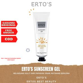 [ORI] Sunscreen Pria &amp; Wanita Perawatan Wajah SPF 50 ERTOS Sunscreen Gel