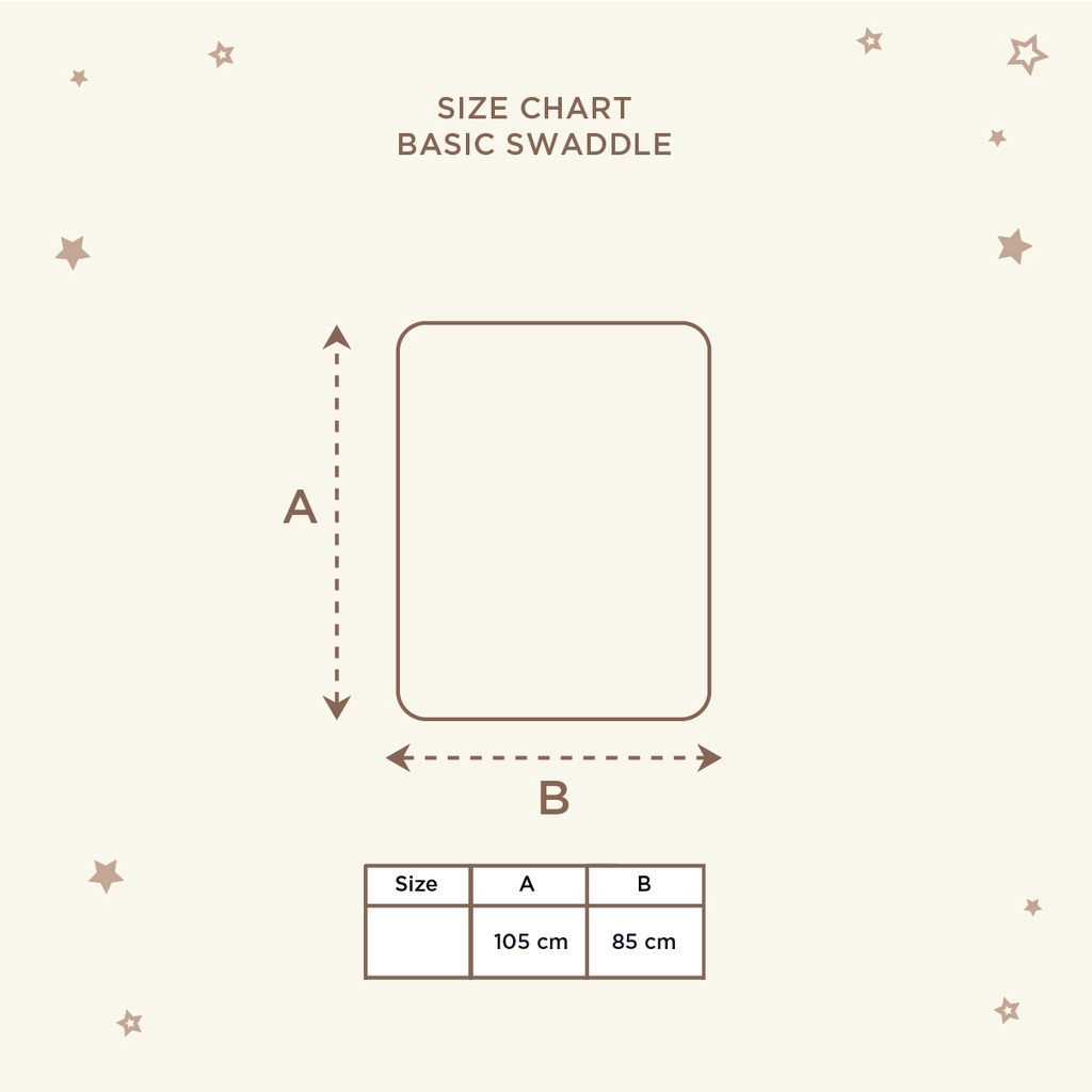 Little Palmerhaus - Basic Swaddle 1.0 (Bedong Bayi/Newborn)