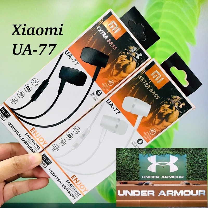 HANDSFREE EARPHONE UA77/ HEADSET HF UA-77 SUPERBASS ALL BRAND BY SMOLL