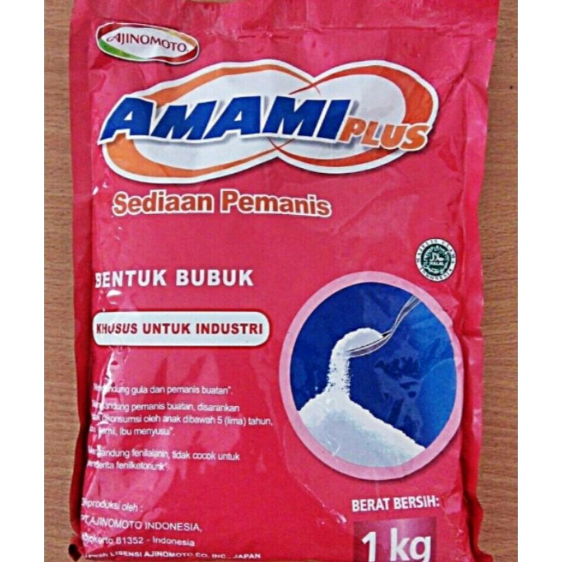 

amami plus ajinomoto/penguat rasa manis/pemanis buatan