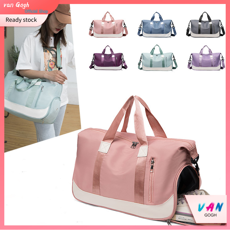 Van Gogh TRAVEL BAGS TRAVELING OLAHRAGA GYM DUFFEL WANITA PEREMPUAN WATERPROOF