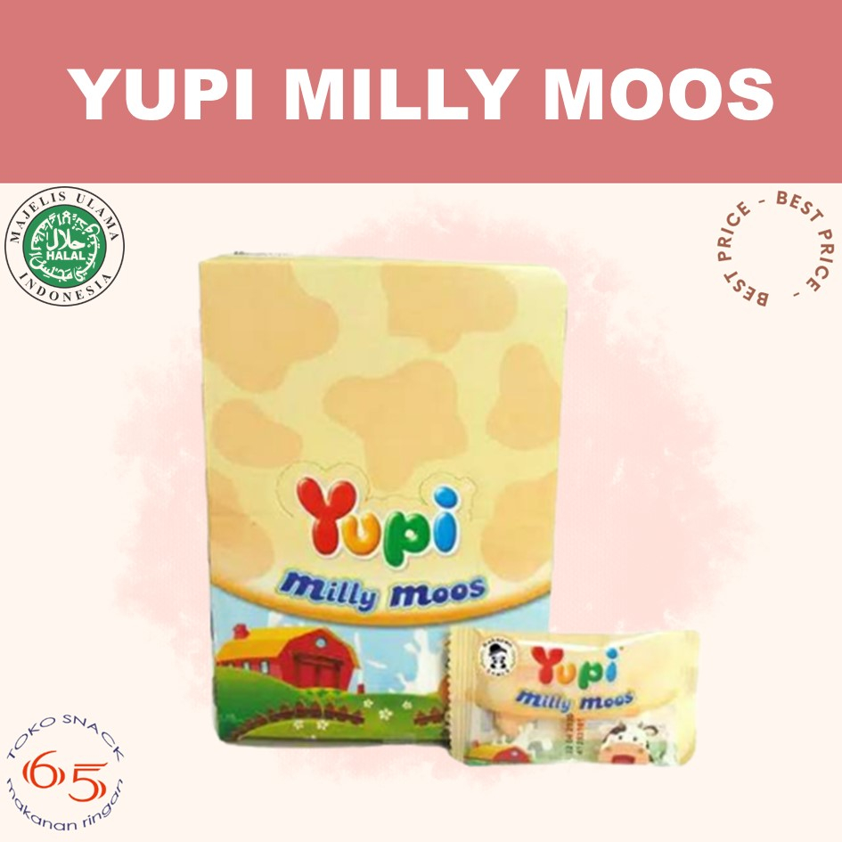 

Yupi Milly Moos. permen. BOX