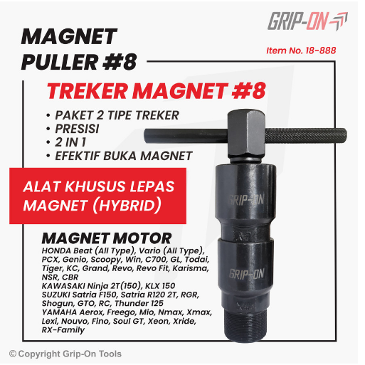 Grip On Magnet Puller 8 Hybrid Treker Magnet 2 Tipe Multifungsi / Magnet Puller #8 Multifungsi 2 In 1