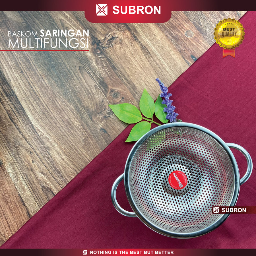 Baskom Lubang / Saringan Multifungsi 16.5cm 19.5cm - SUBRON