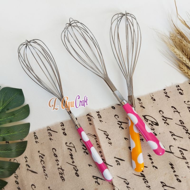 L-AYUCRAFT Pengocok telur manual/pengaduk adonan kue stainless