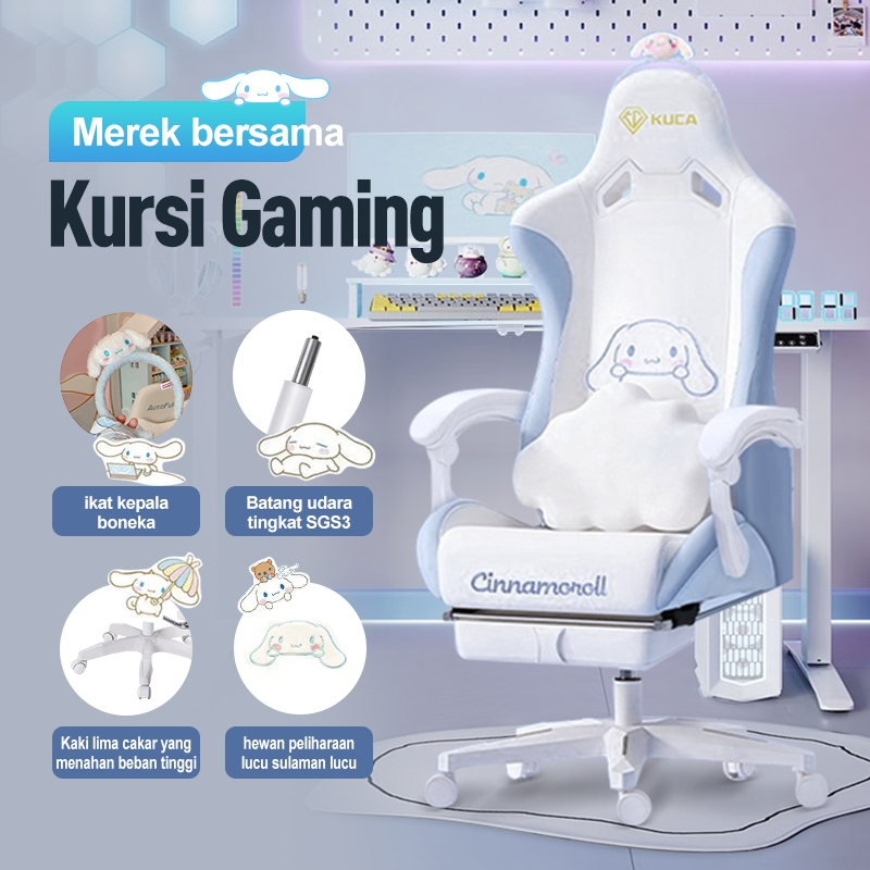 KUCA Gaming Chair / Kursi Gaming / Cinnamoroll Gaming Chair / Premium Quality Gaming / Kursi Gaming 