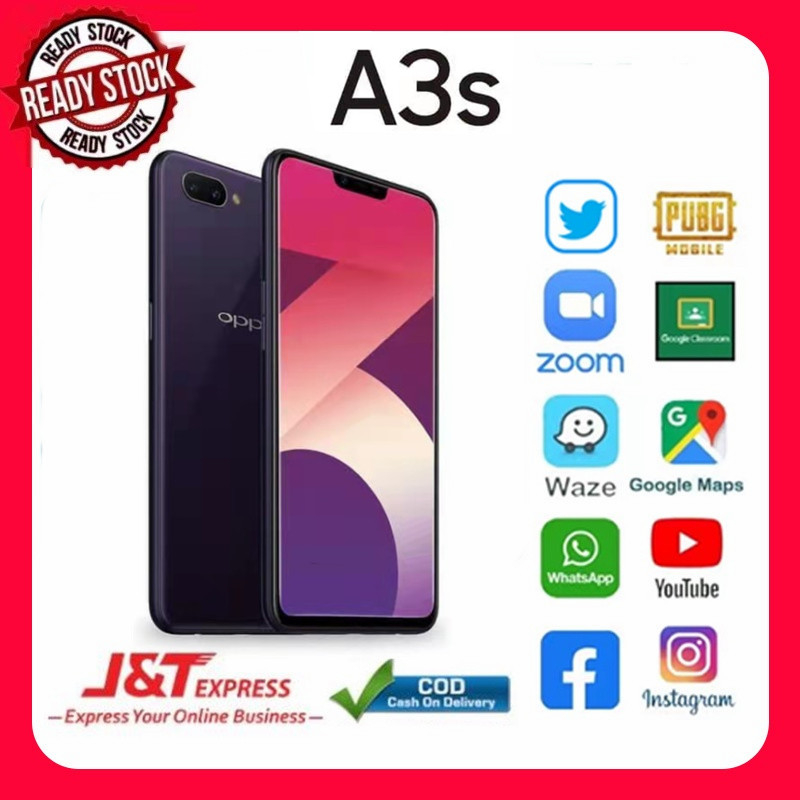 hp oppo a3s ram 6/128GB &amp; 4/64GB 4G LTE Dual Sim Android Smartphone murah Garansi Toko