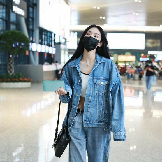 JAKET JEANS UNISEX OVERSIZE ATASAN TERVIRAL