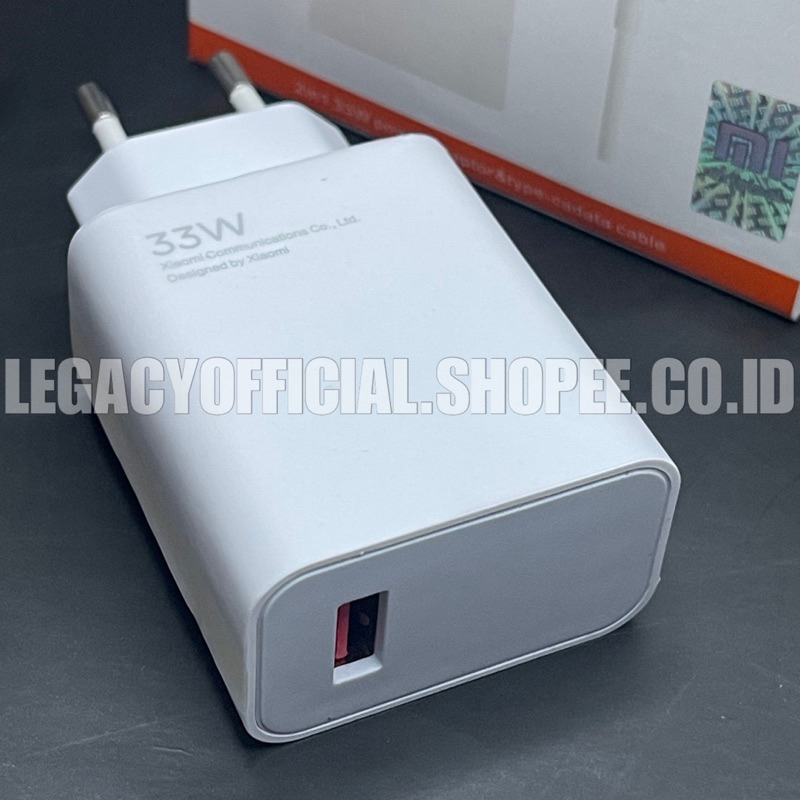 Charger Xiaomi 33W/ 55W/ 65W/ 67W/ 120W Original 100% Fast Charging Type C