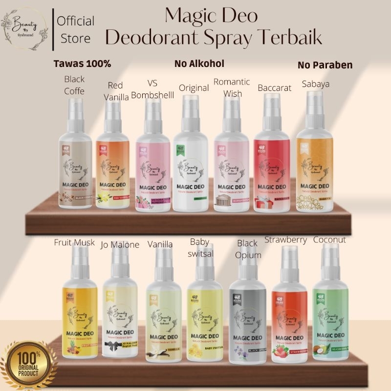 Magic Deo Deodorant Spray Tawas [Proses BPOM]