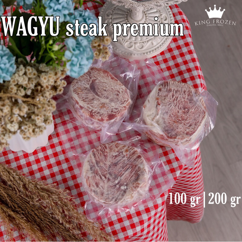 

daging steak wagyu meltique premium halal mui 100gr- 200gr