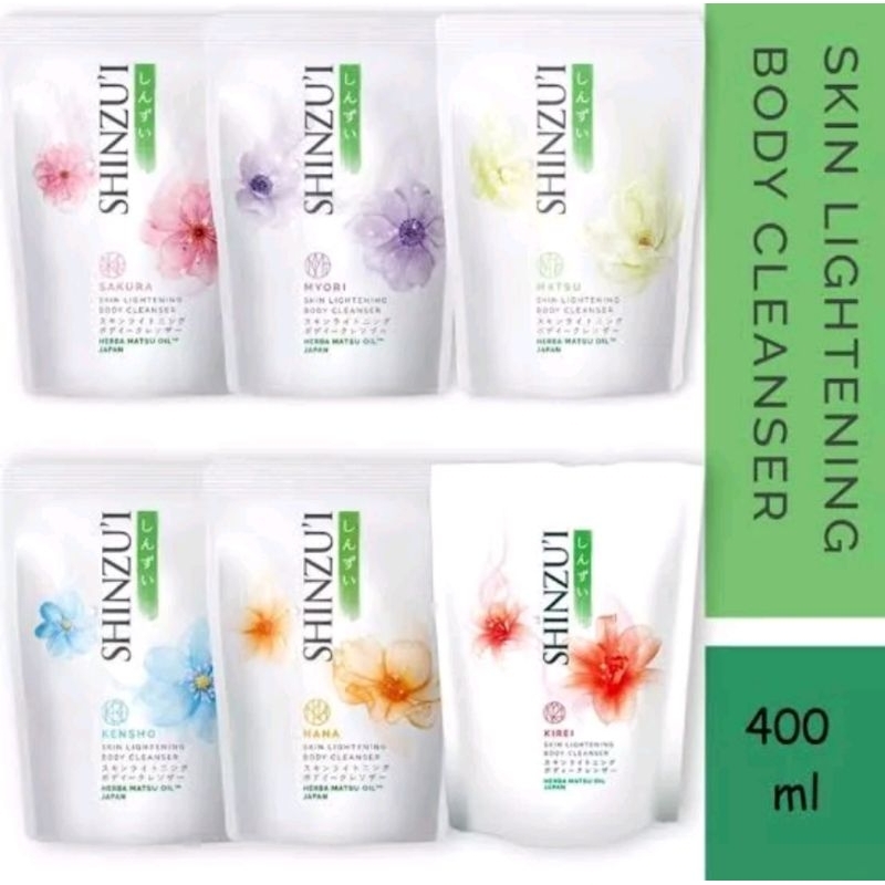 SHINZUI body wash sabun cair refill 400 ml/800 ml