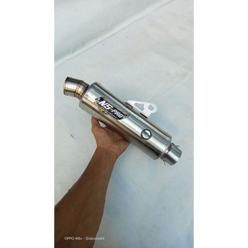 Slincer knalpot NS-pro racing 25cm sarangan full