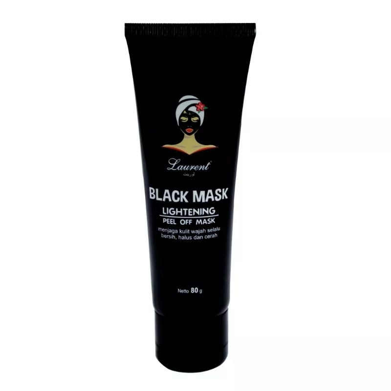 LAURENT BLACK MASK LIGHTENING PEEL OFF MASK 80GR