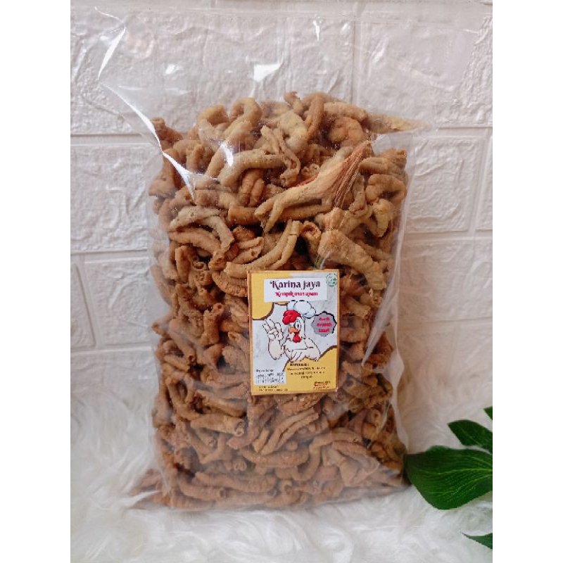 

KERIPIK USUS Ayam1kg / USUS CRISPY / KRIPIK USUS KILOAN / GROSIR KERIPIK USUS AYAM/ KRIPSUS 1 kg